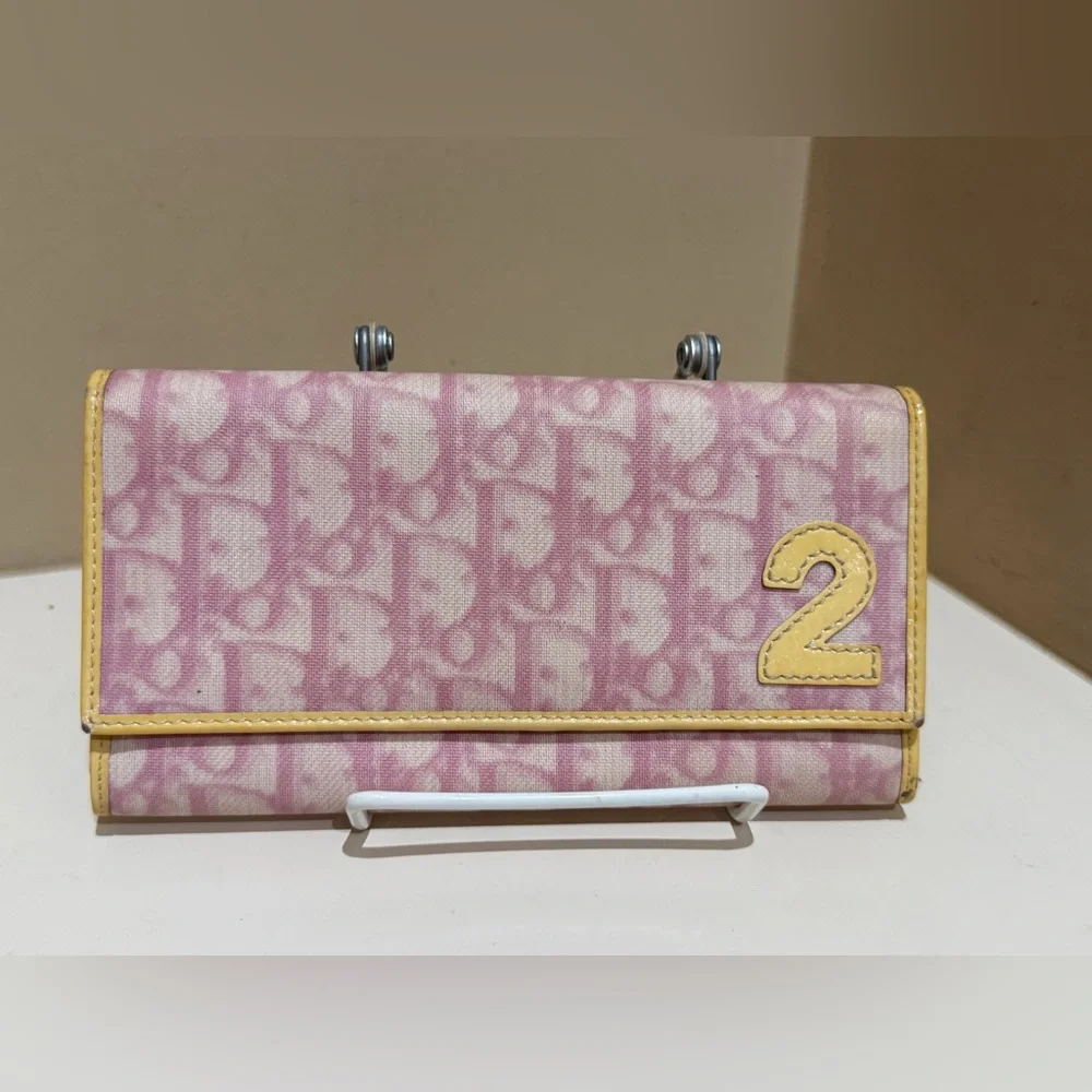 Christian Dior Vintage Trotter 2 Long Wallet